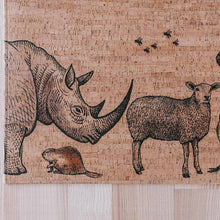 Laden Sie das Bild in den Galerie-Viewer, Kork Kinderteppich - Spielteppich - Kork - Arche Noah