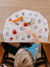 Laden Sie das Bild in den Galerie-Viewer, Kinder Tischset - Kork - Früchte und Gemüse