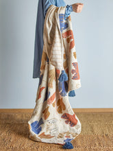 Laden Sie das Bild in den Galerie-Viewer, Bloomingville Anniversary Plaid – Sofadecke aus recycelter Baumwolle