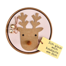 Laden Sie das Bild in den Galerie-Viewer, Rentierbecher mit Cappuccino-Bällchen – witziges Weihnachtsgeschenk