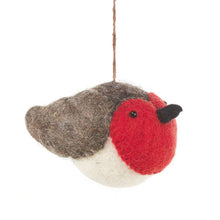 Laden Sie das Bild in den Galerie-Viewer, Rosie Rotkehlchen aus Filz – Handmade in Nepal 🍂