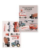 Laden Sie das Bild in den Galerie-Viewer, Spülmaschinenfeste Sticker &quot;Fahrzeuge&quot; | Pocket Edition