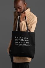 Laden Sie das Bild in den Galerie-Viewer, Baumwolltasche / Good Taste