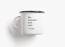 Laden Sie das Bild in den Galerie-Viewer, Tasse aus Emaille / Die Bohne