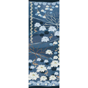 Großer Kaschmirschal INDIGO