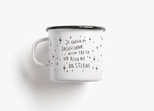 Laden Sie das Bild in den Galerie-Viewer, Tasse aus Emaille / Dachschaden
