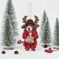 Dasher Rentier Filzanhänger Weihnachten | Felt so good