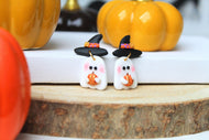 Halloween Geist Ohrstecker, Unikat