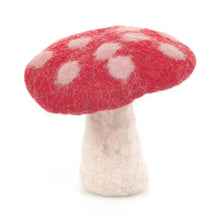 Laden Sie das Bild in den Galerie-Viewer, Handgefilzte Pilze aus Nepal – 5er Set 🍄