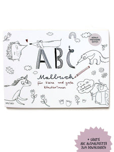 ABC Malbuch mit heraustrennbaren Seiten