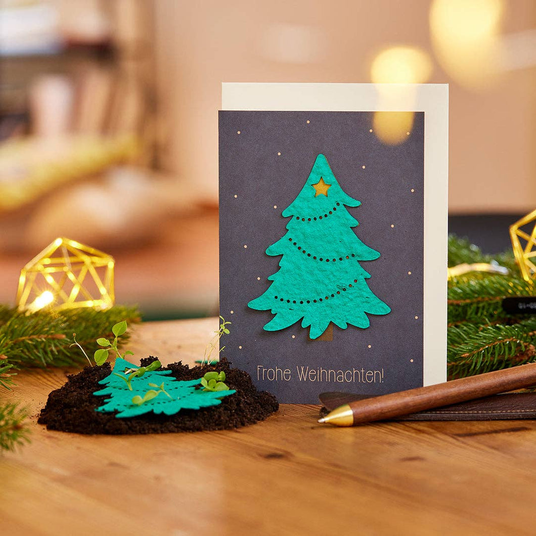 Grußkarte - Tannenbaum - Frohe Weihnachten