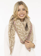 Laden Sie das Bild in den Galerie-Viewer, Zwillingsherz Dreieckstuch „WILD HEART“ Grau oder Beige