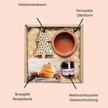 Laden Sie das Bild in den Galerie-Viewer, Bratapfel Geschenk Box mit Gewürz