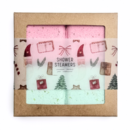 WEIHNACHTS-DUSCHBOMBEN | GESCHENKPACKUNG 4 STÜCK |