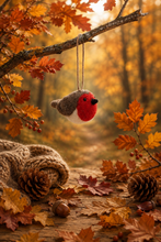 Laden Sie das Bild in den Galerie-Viewer, Rosie Rotkehlchen aus Filz – Handmade in Nepal 🍂
