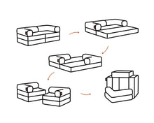Laden Sie das Bild in den Galerie-Viewer, Funzy Lounger Spielsofa