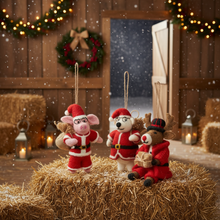 Laden Sie das Bild in den Galerie-Viewer, Dasher Rentier Filzanhänger Weihnachten | Felt so good