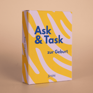 Ask & Task: Kartenset zur Geburt (DE/EN)