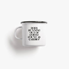 Laden Sie das Bild in den Galerie-Viewer, Tasse aus Emaille / Cardio