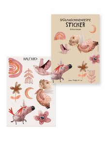 Spülmaschinenfeste Sticker "Einhornpups" | Pocket Edition