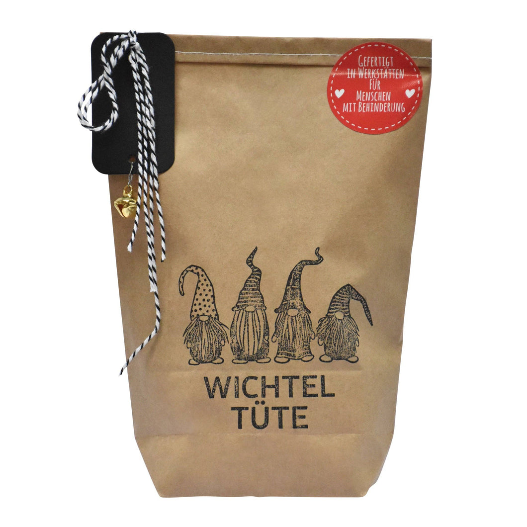 Wichtelgeschenke Ideen: Wichtelwundertüte mit Glockenanhänger