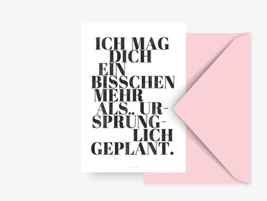 Postkarte / Geplant