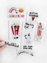 Laden Sie das Bild in den Galerie-Viewer, Bügelbild randlos &quot;Schulkind Stift&quot;