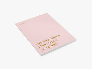 Notizheft / Brilliant Pooping