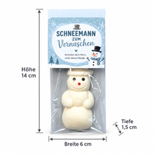 Laden Sie das Bild in den Galerie-Viewer, Schneemann zum Vernaschen – süsse Freude im Advent