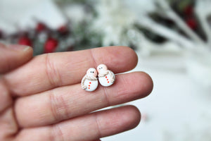 Xmas Ohrstecker, 3x Sets, Unikate