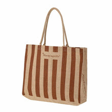 Laden Sie das Bild in den Galerie-Viewer, Bloomingville Bergamo Tasche aus Jute – Grosse, robuste Einkaufstasche bis 30 kg