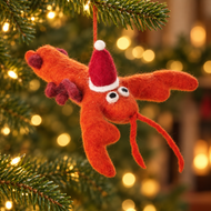 Weihnachtshummer Filzanhänger | Felt so good