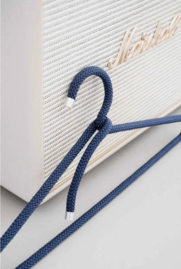 Kleiderbügel aus Seil - marineblau