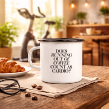 Laden Sie das Bild in den Galerie-Viewer, Tasse aus Emaille / Cardio