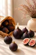 Handgefertigte Feigen Kerze | Mediterrane Deko
