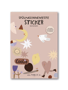 Spülmaschinenfeste Sticker "Sommernacht"