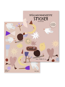 Spülmaschinenfeste Sticker "Sommernacht"