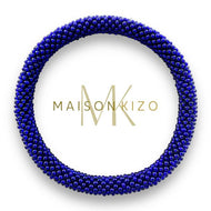 Glasperlen Armband - Blue pearl