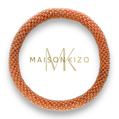 Glasperlen Armband - Peach