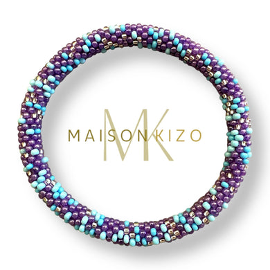 Glasperlen Armband - Mare purple