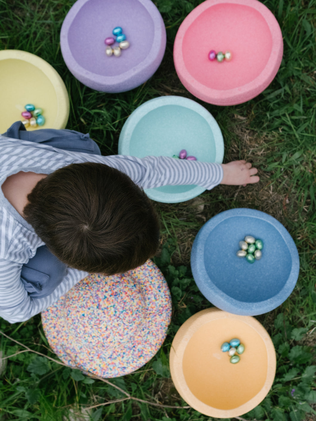 Osteraktion Stapelstein Set Pastel - gratis Board