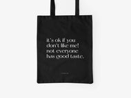 Baumwolltasche / Good Taste