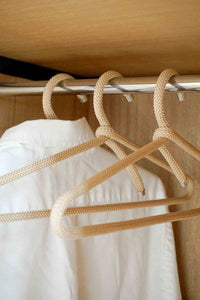Kleiderbügel/Hooks aus Seil - Sand