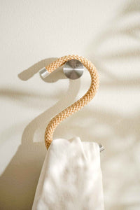 Kleiderbügel/Hooks aus Seil - Sand