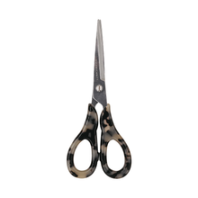 Laden Sie das Bild in den Galerie-Viewer, Eulenschnitt Schere Silber Leo – stilvolles Design für deinen Schreibtisch ✂️🤎