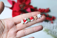 Laden Sie das Bild in den Galerie-Viewer, Weihnachtsohrringe, 3x Sets, Unikate