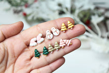 Laden Sie das Bild in den Galerie-Viewer, Xmas Ohrstecker, 3x Sets, Unikate