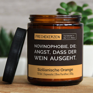 Novinophobie, die: Angst, dass…| Sizilianische Orange