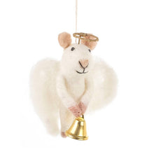 Laden Sie das Bild in den Galerie-Viewer, Angelica Maus Filzanhänger für Weihnachten | Felt so good