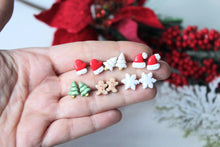 Laden Sie das Bild in den Galerie-Viewer, Weihnachtsohrringe, 3x Sets, Unikate